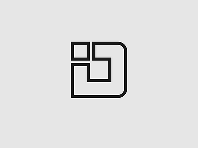 ID brand create design flat icon id identify identity lettering lines logo mark minimal monogram simple symbol type vector