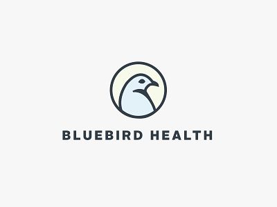 Bluebird Health Concept alright sans another bird logo bird logo branding branding and identity branding concept branding design logo logo symbol logodesign logotype