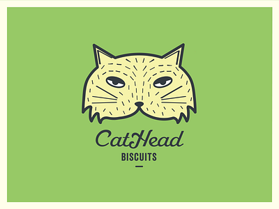 Cathead Biscuits brand design brand identity branding cat cat illustartion cat logo feline graphicdesign illustration logo logodesign mark marks