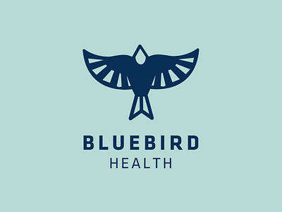 Bluebird Health branding logo logo design logotype mark symbol