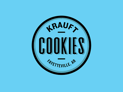 Krauft Cookies Logo badge branding branding and identity graphicdesign identity logo logo design logodesign mark