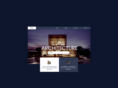 Architecture Web Design web design pixellab prototype