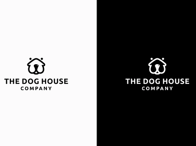 DogHouse logo Design Idea animal brand dog doghouse house logo