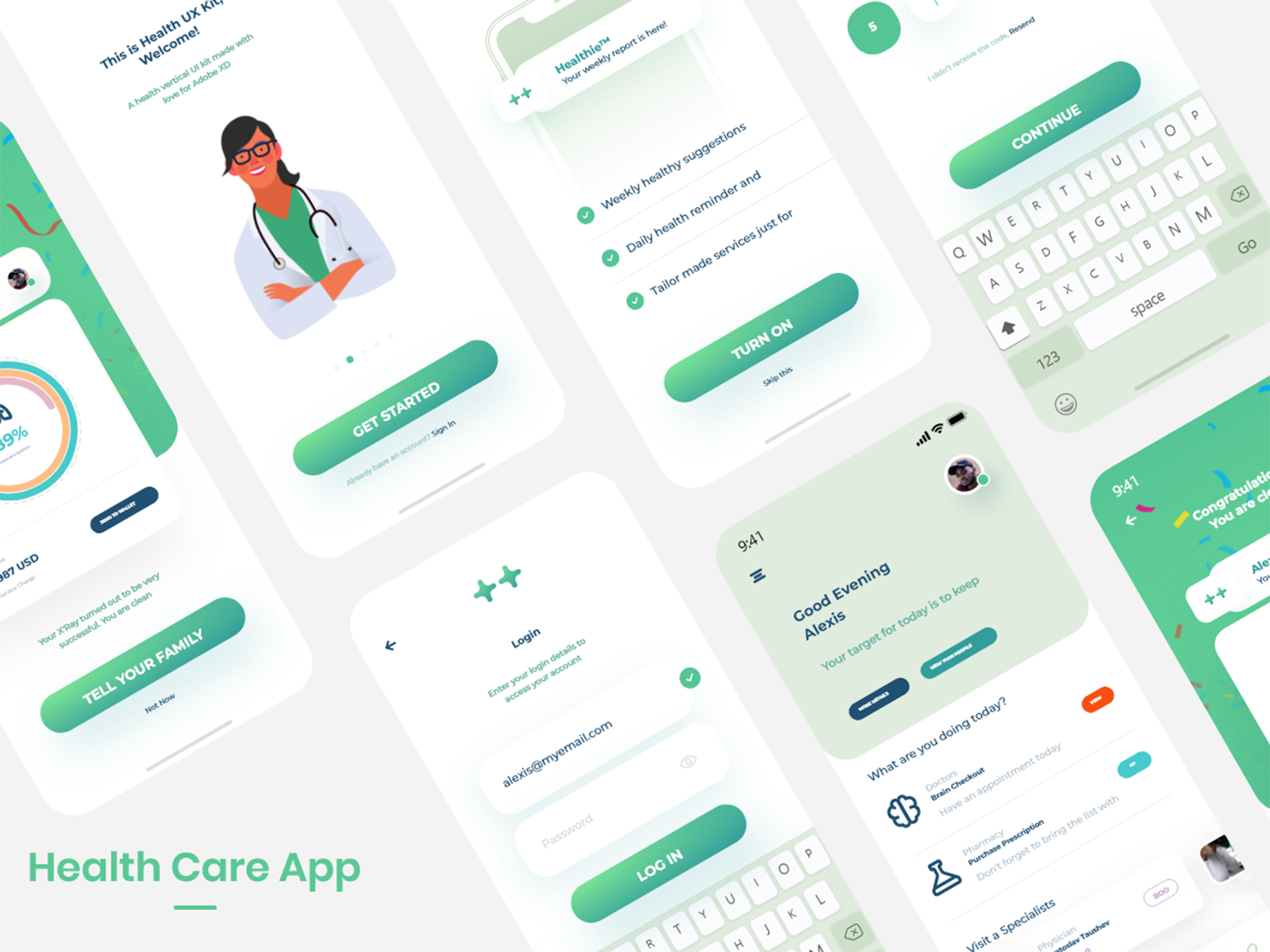 Heath Care UI Design In Figma by Kanu Ahir on Dribbble