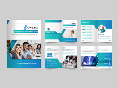 Digital brochure/whitepaper template for software company app branding brochure brochure design dashboard design landing logo ui design whitepaper