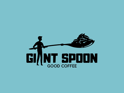 Spoon Coffee cafe logo design