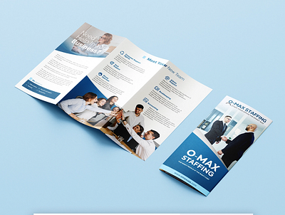 Attractive Brochure design for Staffing Company branding brochure design flyer graphic illustration vector
