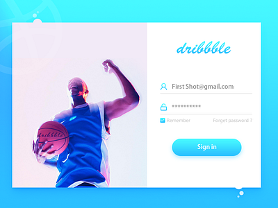 Hello ，dribbble