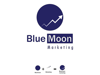 Blue Moon Marketing app brand branding design icon illustration logo logo design minimal ui vector