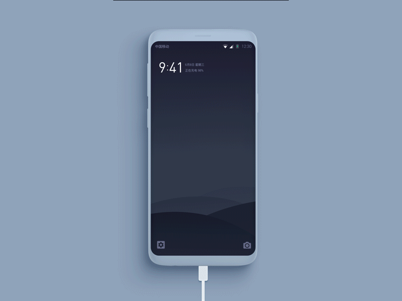 Charging page lock