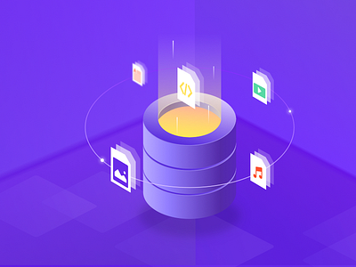 Storage Product XEOS 2.5d data file purple storage x
