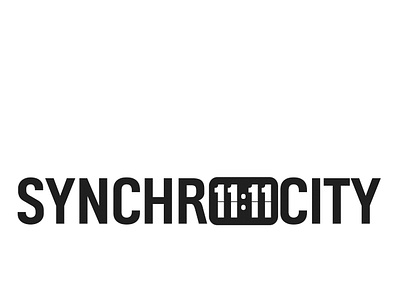 SYNCHRONICITY // Wordmark design graphic design logo logodesign