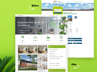 UI/UX redesign of an individual apartment page apartment design rebranding ui ux