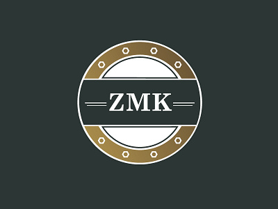 ZMK Technologies Logo company corporate identity design engineering initials international logo screw technical valve vector zmk technologies