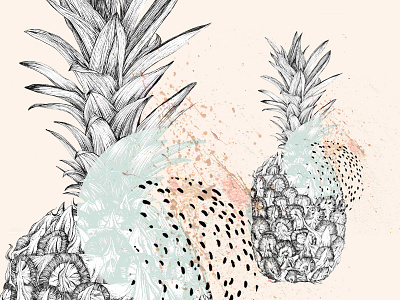 Graphic ananas