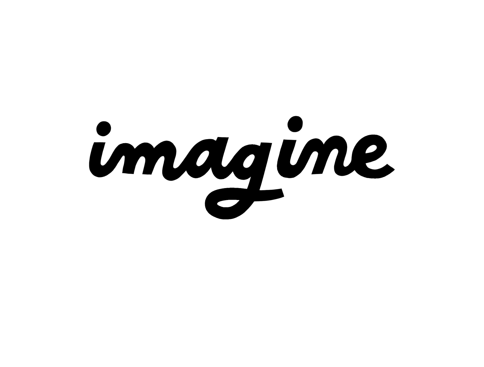 Imagine Lettering by Steph Brocious on Dribbble