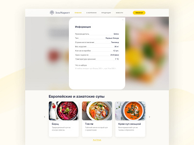 ElMarket - Food Website