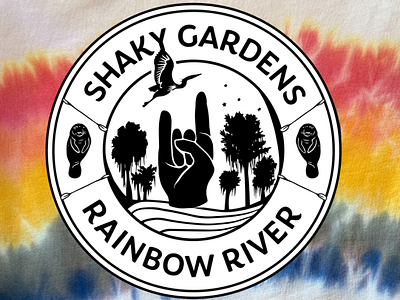 Rainbow River shirt design design graphic design illustration logo