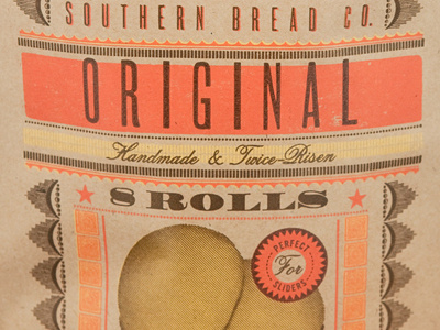 Anna Mae Southern Bread Packaging (Detail) design logo packaging