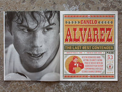 Canelo Alvarez Art design magazine