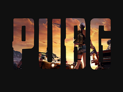 Clipped Logo Design PUBG logo pubg design art banner