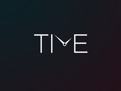 Time logo concept time logo concept design