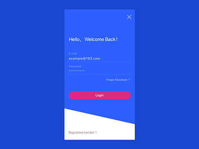 Login Design design ui