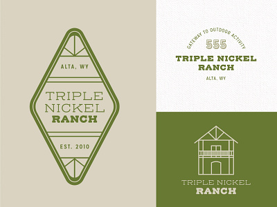 Mountain Cabin Logo Designs