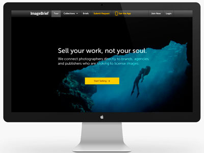 ImageBrief: Photographer Landing Page web design website