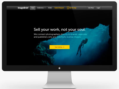 ImageBrief: Photographer Landing Page