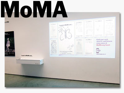 I Went to MoMA And... Installation installation installation design moma museum of modern art responsive design web design website