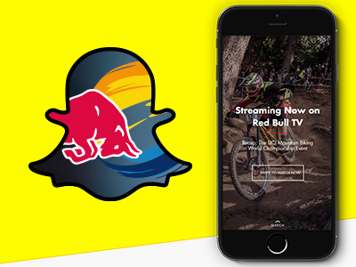 Red Bull TV on Snapchat Discover content media mobile mobile application photo gallery red bull red bull tv redbull snapchat snapchat discover video