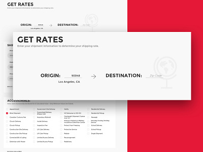 Get Shipping Rates — Shipping Dashboard bootstrap dashboard icon iconography ui design web design