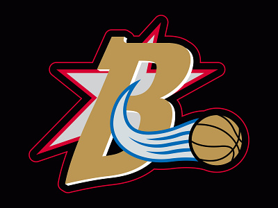 36 Days of Type: B basketball design digital dropcap goodtype illustration lettering logo sports typematters typespire typography vector
