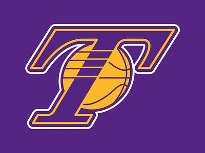 36 Days of Type: T 36daysoftype 36daysoftype20 basketball branding design digital dropcap gold goodtype illustration lakers lettering logo los angeles nba purple sports type typography vector