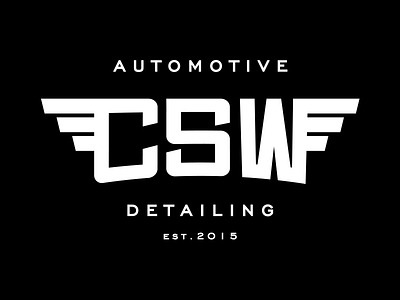 CSW Logo (Rejected Version 2) automotive brand branding car csw design graphic logo rejected