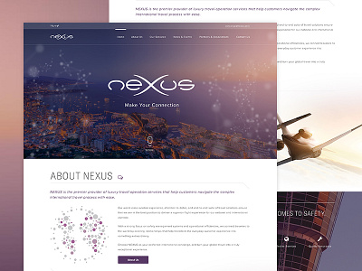 Nexus Web Design design development digital experience interaction interactive ui user ux uxui web website
