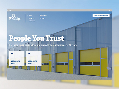 Phillips Staffing Careers - Web Design