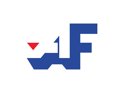 AF Monogram af america american branding identity letter logo logo design monogram steel typography wordmark