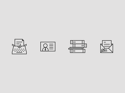 Additional Publishing & Media Icons author books design digital icon iconography novel submission team typewriter web writer