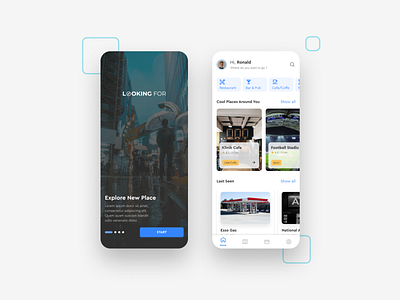 Looking For App - Mobile UI Design