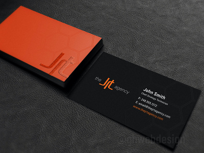 Business Card Design Concept - The JRT Agency agency agency branding artist brand business card business card design business card mockup company company logo concept concept design jrt minimal minimalism minimalistic photoshop print silk spot uv web designer