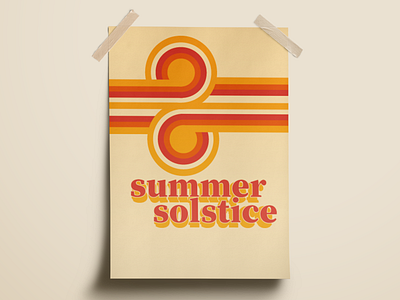 Summer Solstice poster design print design