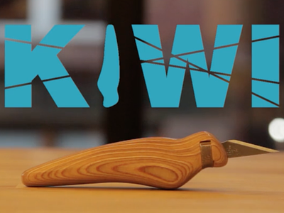 Ergo Kiwi - A Knife For Creatives crafts editing kickstarter kiwi knife video