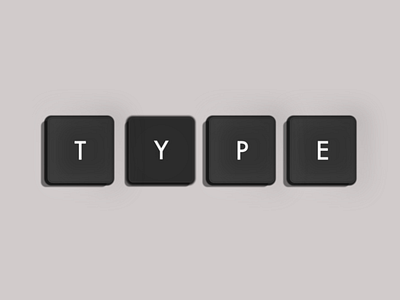 Type dailyillustration dailyui design illustration illustrator keyboard keys sketch type vector