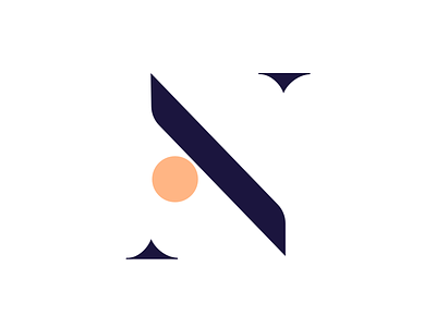 Typography Design for letter N
