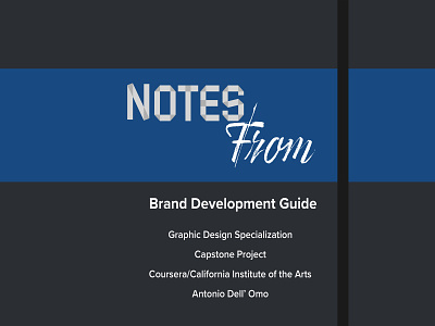 Notes From branding design identity design illustration logo logotype mark type typography