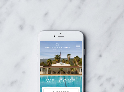 Historic Napa resort: design direction for mobile & desktop site brand identity creative direction mobile design mobile site design typography website design