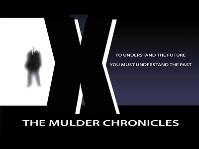 The Mulder Chronicles branding design illustration logo