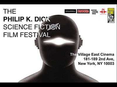 The Philip K. Dick Film Festival Poster branding design logo